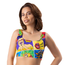 Load image into Gallery viewer, Comics Insta Crop Top

