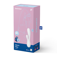 Load image into Gallery viewer, Satisfyer Mono Flex APP Compatible Rabbit Vibrator White
