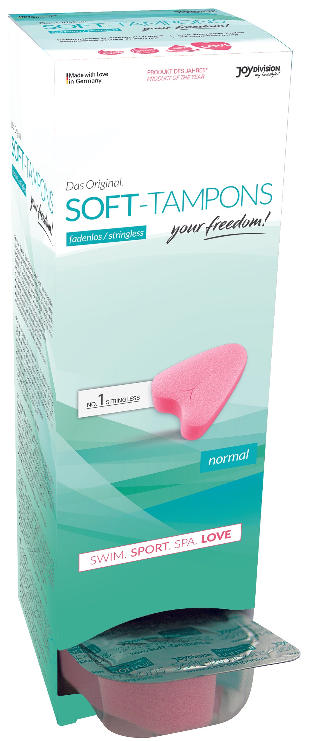 JOYDIVISION Soft Sponge 10 Pack Stringless Tampon Sex Swim Play