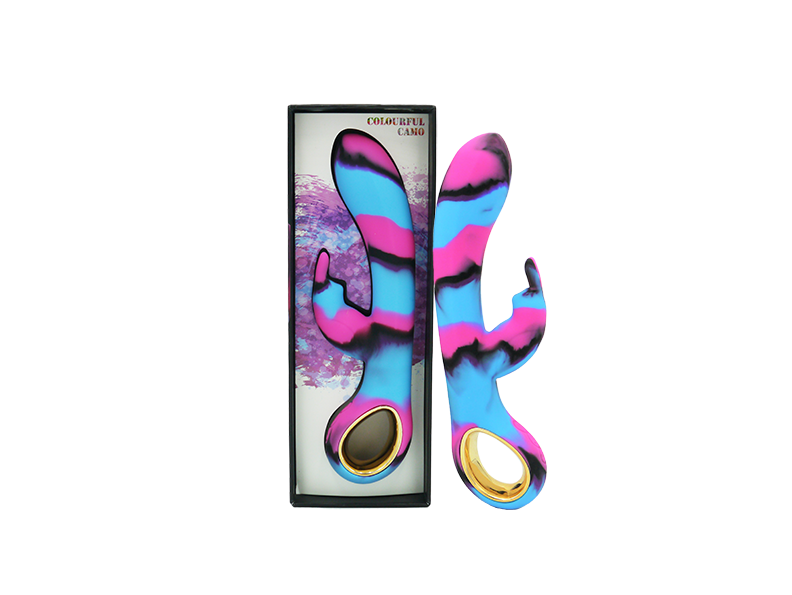 Camo Dini G Spot Rabbit Vibrator Heated Clitoral Stimulator Vibe USB Sex Toy