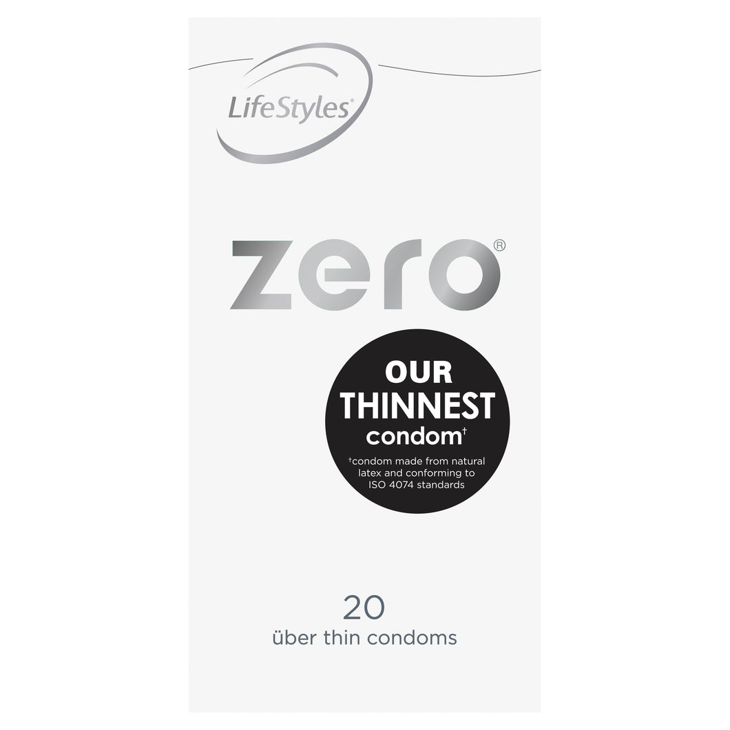 LifeStyles Zero Male Condoms 20 pack