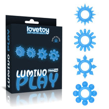 Load image into Gallery viewer, Lumino Play Penis Rings 4 Pc
