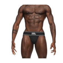 Load image into Gallery viewer, Male Power Modal Rib Jock Black
