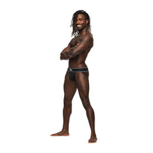Load image into Gallery viewer, Male Power Modal Rib Jock Black

