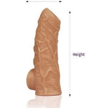 Load image into Gallery viewer, Kokos Nude Sleeve 1 Large Male Penis Extender Cock Extension Couples Sex Toy
