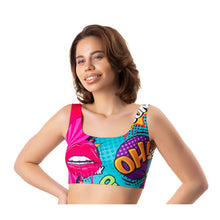 Load image into Gallery viewer, Comics Oh Crop Top
