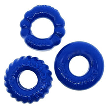 Load image into Gallery viewer, Bonemaker 3 Pc Cockring Set Pool Blue

