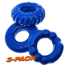 Load image into Gallery viewer, Bonemaker 3 Pc Cockring Set Pool Blue
