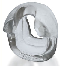 Load image into Gallery viewer, Big D Shaft Grip Cock Ring Clear

