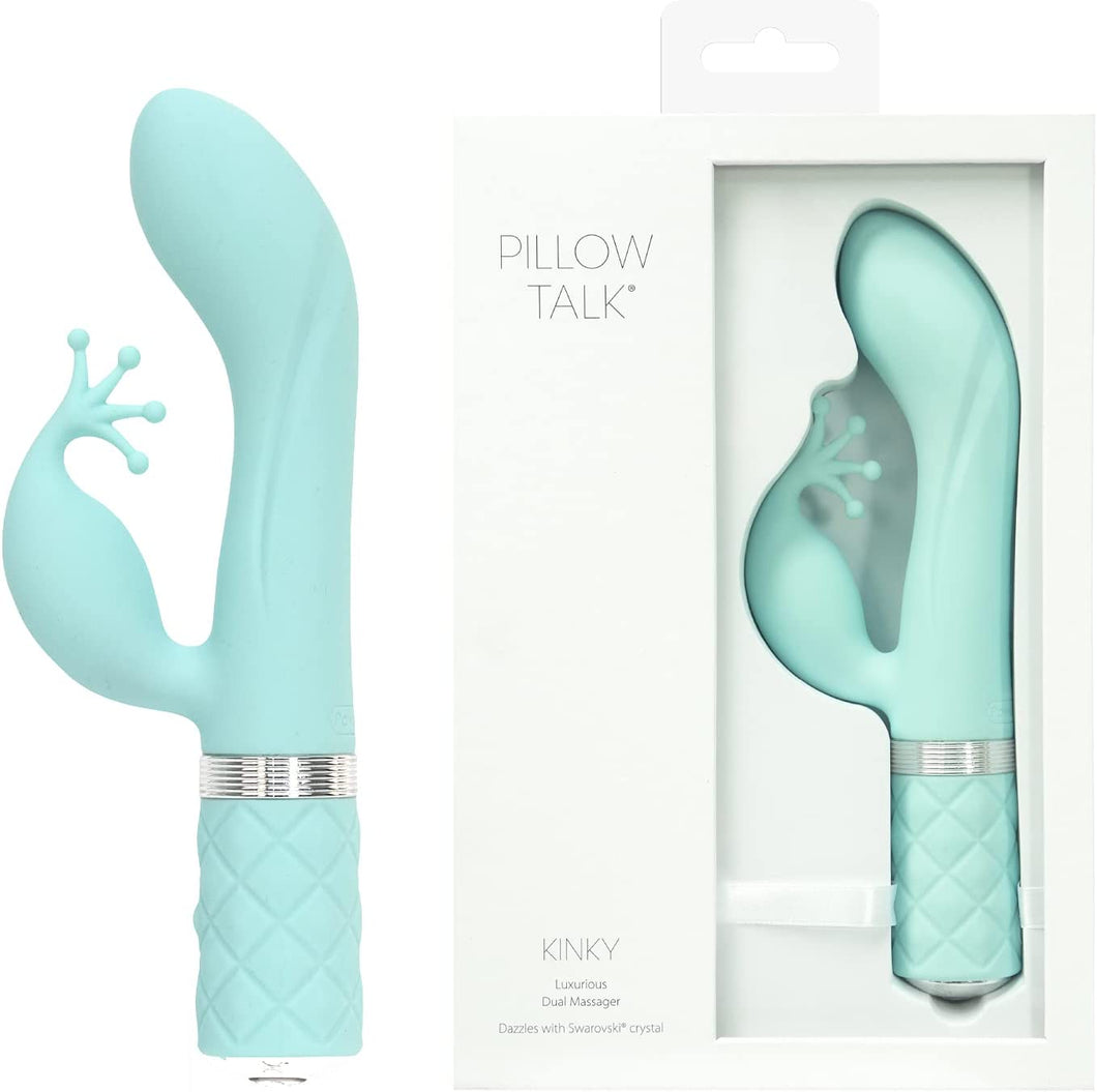 BMS Pillow Talk Kinky G Spot Rabbit Vibrator Dual Motor USB Sex Toy