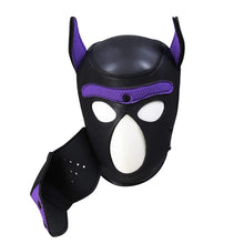 Load image into Gallery viewer, Puppy Play Mask Purple
