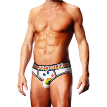 Load image into Gallery viewer, Prowler Oversized Paw Open Back Brief White

