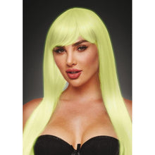 Load image into Gallery viewer, Amber Wig Glow In The Dark White
