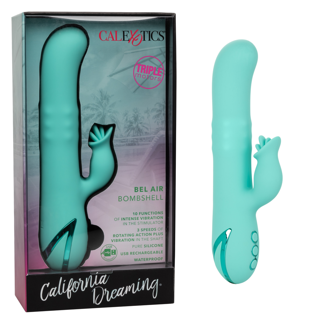 California Dreaming Bel Air Bombshell G Spot Rabbit Vibrator