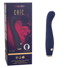 Load image into Gallery viewer, Calexotics Chic Peony Luxury G-Spot Silicone Vibrator Dual Motor Purple

