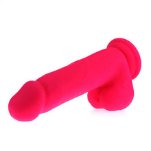Load image into Gallery viewer, Thick Realistic Cock w Balls Pink
