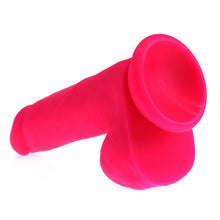 Load image into Gallery viewer, Thick Realistic Cock w Balls Pink
