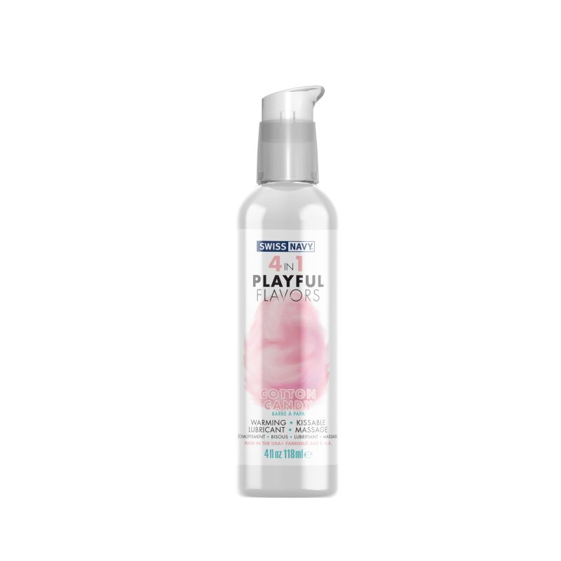 Swiss Navy Playful Flavours 4 In 1 Cotton Candy Delight 4oz/118ml