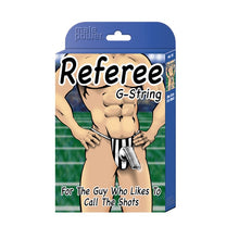 Load image into Gallery viewer, Referee Novelty G-String Black
