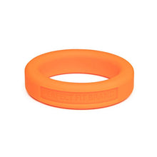Load image into Gallery viewer, Classic Silicone Medium Stretch Penis Ring 36mm Orange
