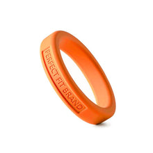 Load image into Gallery viewer, Classic Silicone Medium Stretch Penis Ring 44mm Orange

