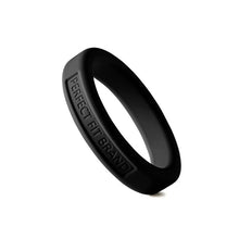 Load image into Gallery viewer, Classic Silicone Medium Stretch Penis Ring 44mm Black
