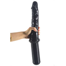 Load image into Gallery viewer, Penis Probe w Handle Black

