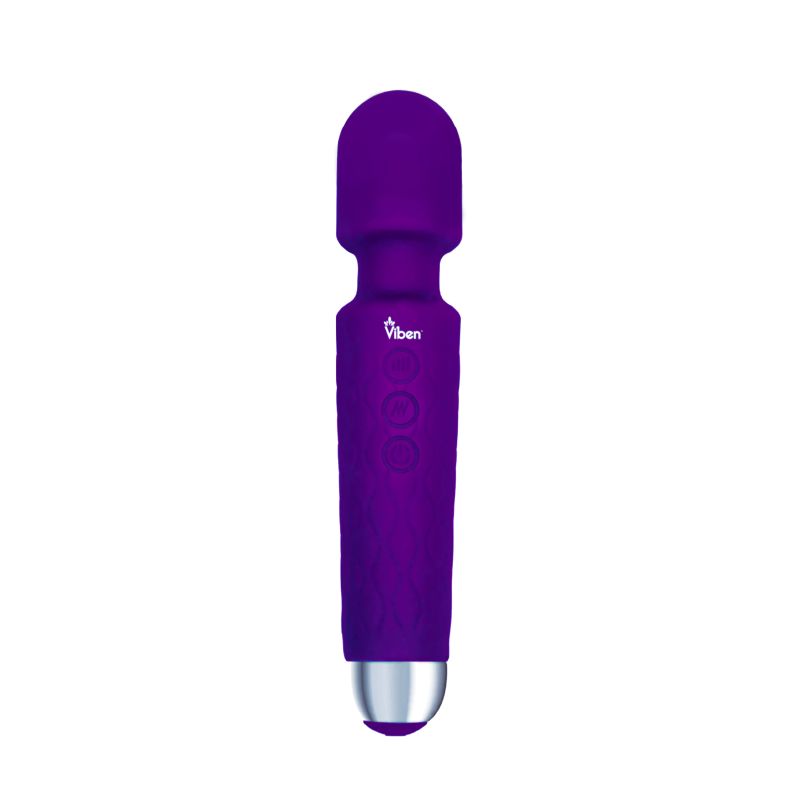Viben Tempest Wand Massager Powerful Clitoral Stimulator Rechargeable Violet