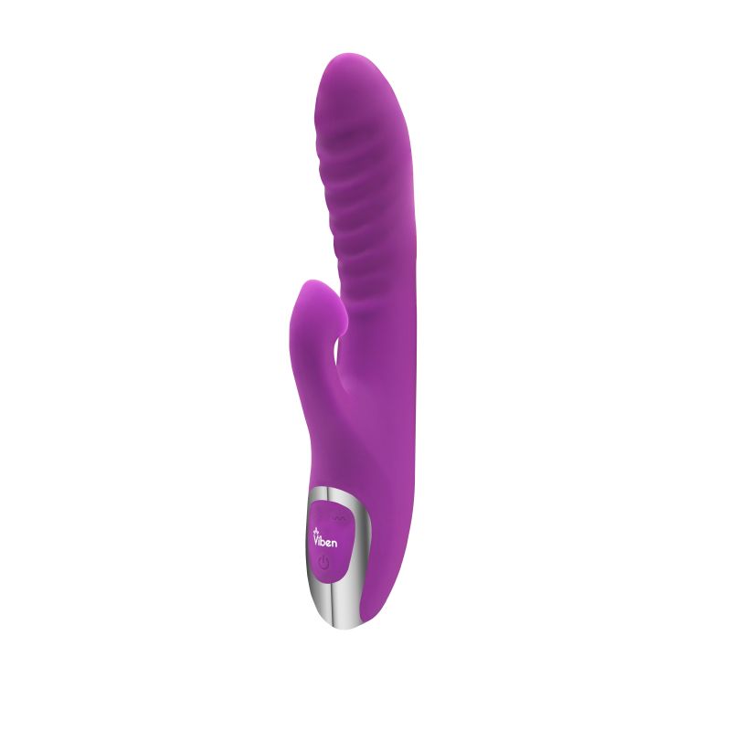 Viben Frenzy G Spot Rabbit Vibrator Clitoral Stimulator Air Pulse USB Sex Toy