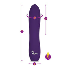 Load image into Gallery viewer, Viben Vivacious Rumble Motor Rechargeable Bullet Violet
