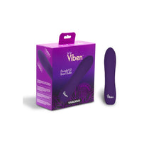 Load image into Gallery viewer, Viben Vivacious Rumble Motor Rechargeable Bullet Violet
