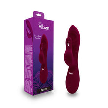 Load image into Gallery viewer, Viben Pzazz Rechargeable Thumping Rabbit Ruby
