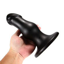 Load image into Gallery viewer, Penis Head Butt Plug Black
