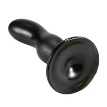 Load image into Gallery viewer, Oval Head Butt Plug Black
