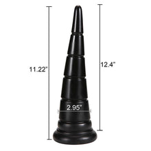 Load image into Gallery viewer, Hat Butt Plug Black
