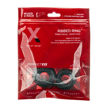 Load image into Gallery viewer, Xplay Stretch Ribbed Ring Slim 2 Pc
