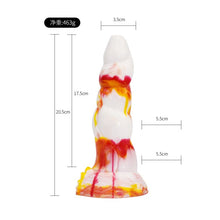 Load image into Gallery viewer, Alien Beast Medium Dildo Flame - LOVEBEE
