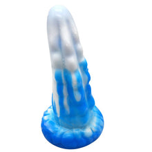 Load image into Gallery viewer, Unicorn Anal Plug Blue/White
