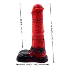 Load image into Gallery viewer, Horse Dildo Red
