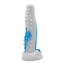 Load image into Gallery viewer, Tiger Dildo Blue/White
