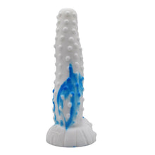Load image into Gallery viewer, Tiger Dildo Blue/White
