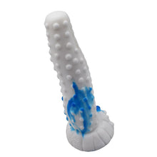 Load image into Gallery viewer, Tiger Dildo Blue/White
