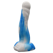 Load image into Gallery viewer, Sea Dog Dildo Blue/White
