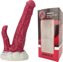 Load image into Gallery viewer, FAAK N5024 Aula 9&quot;Platinum Liquid Silicone Double Headed Anal Plug Dildo
