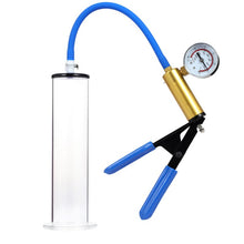 Load image into Gallery viewer, LuxaMax Brass Handle Penis Pump Set w Gauge
