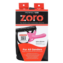 Load image into Gallery viewer, Perfect Fit Zoro Strap-On 6.5&quot; Dildo Harness Couples Gender Neutral Sex Toy Pink
