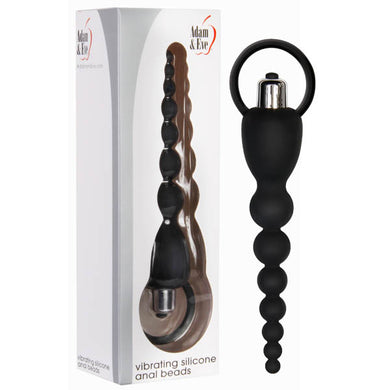 Adam & Eve Vibrating Silicone Anal Beads - LOVEBEE