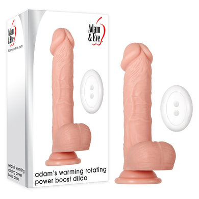Adam & Eve Warming Rotating Power Boost Dildo - LOVEBEE