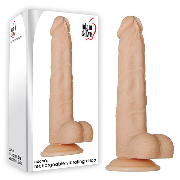 Adam & Eve Adam's Rechargeable Vibrating Dildo - LOVEBEE