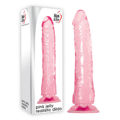 Adam & Eve Pink Jelly Realistic Dildo - LOVEBEE